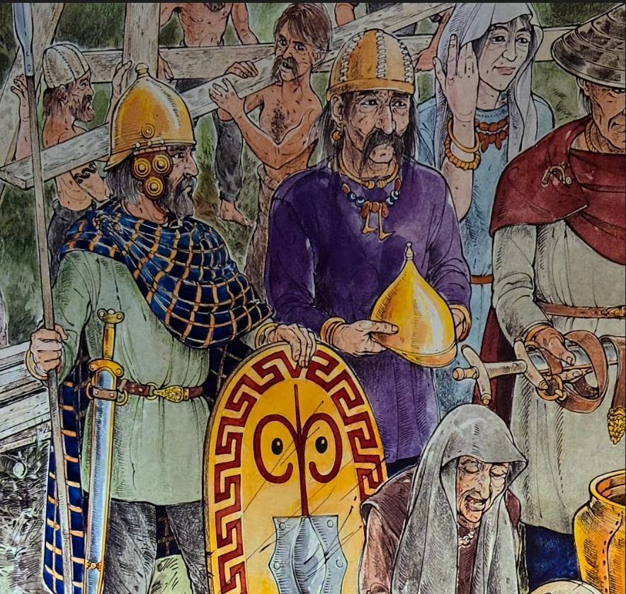 Illustration of Celtic noblemen