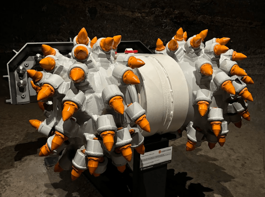 Mining machinery at Salzwelten Salzburg